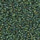 Miyuki rocailles Perlen 11/0 - Silver lined olive ab 11-1026